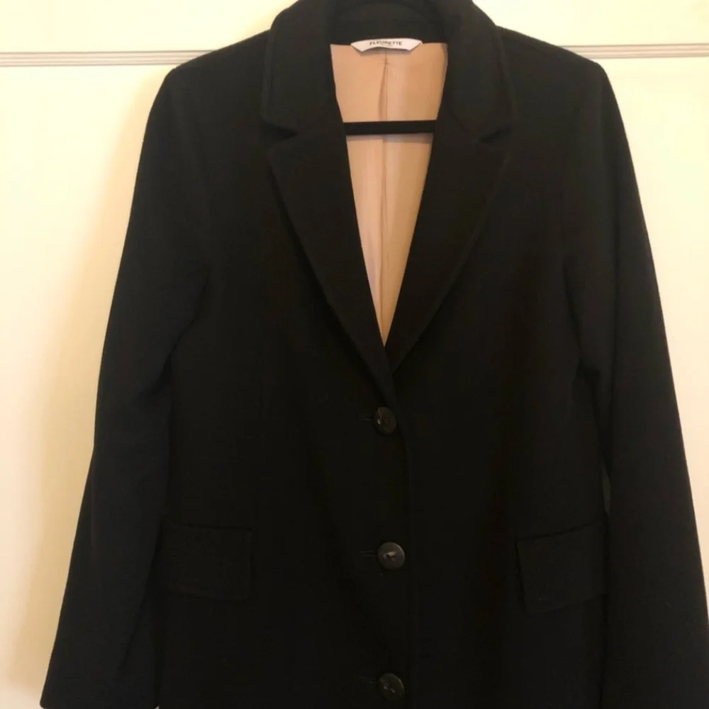 FLEURETTE Loro Piana Gorgeous Long Wool Coat - size 8 - Picture 3 of 9